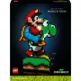 Būvējamā rotaļlieta LEGO Super Mario World Mario & Yoshi komplekts 71438 — interaktīvas figūras un būvējami spēles elementi