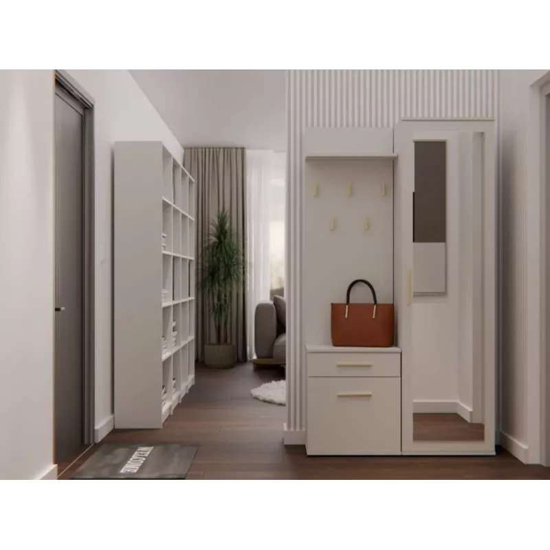 Garderobes augšējais modulis DUO KASZMIR — modulārs skapja elements