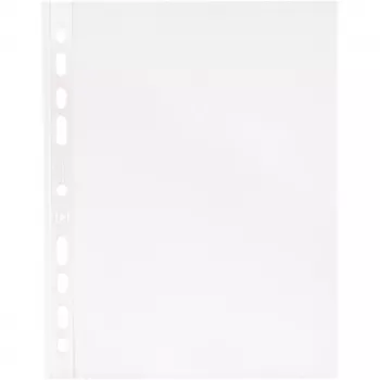 Oxford 400025671 A5 kabatiņas, PP 0,06 mm, caurspīdīgas, ar atvērtu augšmalu, eiroperforētas, 100 gab.