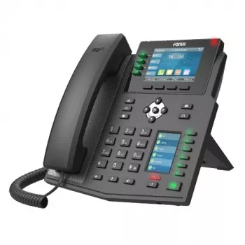 IP telefons Fanvil X5U Melns 16 līnijas LCD Wi-Fi Vadu klausule