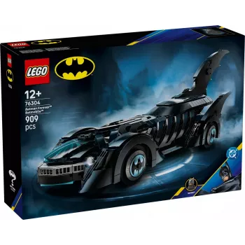 LEGO konstruktors DC Super Heroes Betmens Mūžīgi Batmobile 76304 — 909 detaļas, 1 minifigūra, ieteicamais vecums 12+