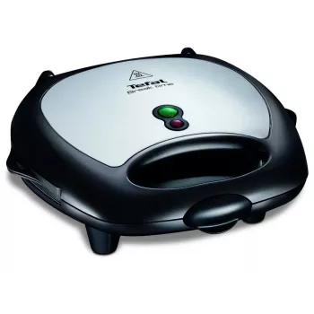 Sviestmaižu gatavotājs Tefal Break Time SW6148 — 2 sviestmaizes, noņemamas nepiedegošas plāksnes, vada uzglabāšana, melns/pelēks