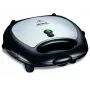 Sviestmaižu gatavotājs Tefal Break Time SW6148 — 2 sviestmaizes, noņemamas nepiedegošas plāksnes, vada uzglabāšana, melns/pelēks