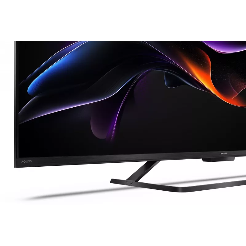 Sharp 55HR7265E 55 collu 4K Smart TV ar Google TV, melns, Enerģijas klase F
