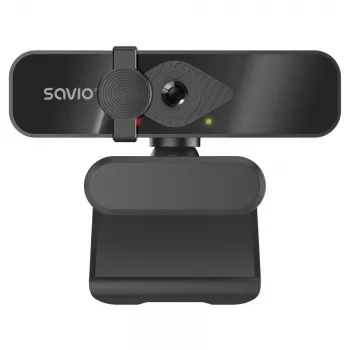 Savio CAK-06 tīmekļa kamera 4K Ultra HD 3840 x 2160 pikseļi USB Melna