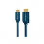 Mini-HDMI+Ethernet Adaptera kabelis (HDMI A / HDMI Mini C) - 2,0 m ātrgaitas adapteris HDMI uz Mini-HDMI