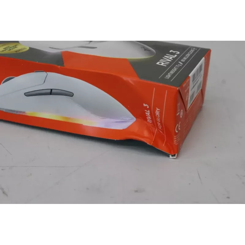 IZPĀRDOŠANA. Steelseries Rival 3 Gen 2 spēļu pele, balta | BOJĀTS IEPAKOJUMS