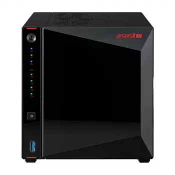 Asustor AS5404T NAS/datu glabāšanas serveris Intel® Celeron® N5105 4 GB DDR4 0 TB ADM Melns
