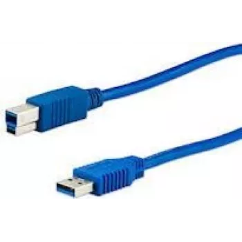 USB kabelis e+p CC 302 USB 3.2 Gen 1 1,5m USB A USB B Zils