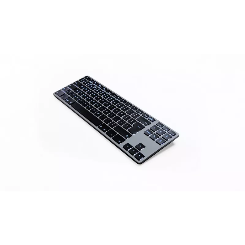 Alumīnija tastatūra Mac Tenkeyless RGB Space Gray