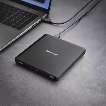 Ārējais DVD-RW diskdzinis Intenso 5401500, USB 3.2, melns