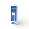 Savio USB 2.0 USB A - Micro USB balts CL-167 3 m kabelis