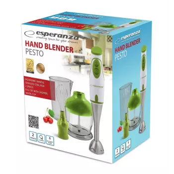 Esperanza EKM003G rokas blenderis 0.75 L Zaļš, Balts 450 W