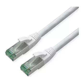 ROLINE RM Patch Kabelis Cat.6A S/FTP (PiMF), balts, 0,3 m