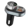 Brīvroku komplekts Awei C-843 Bluetooth 5.0 ar FM raidītāju, USB un USB-C savienojumiem