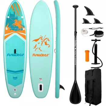 FunWater SUPFW70A piepūšamais SUP dēlis (tirkīza)