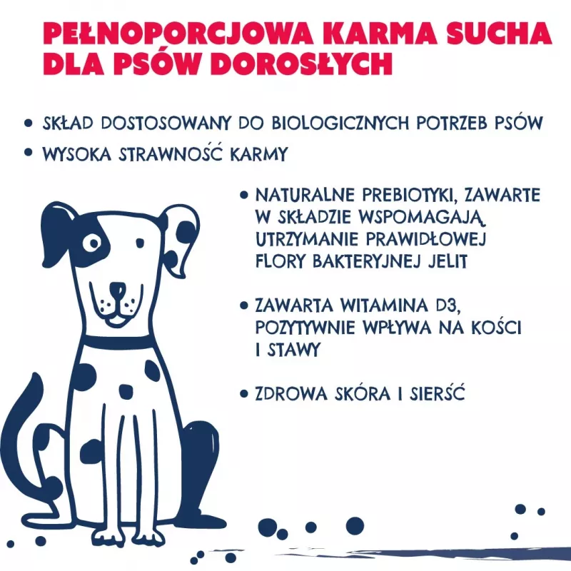 TEO Rich in beef - sausā suņu barība - 9kg