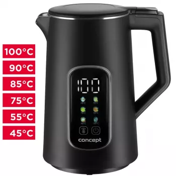 Elektriskā tējkanna Concept Solution RK3385 ar temperatūras kontroli, 1,7 L