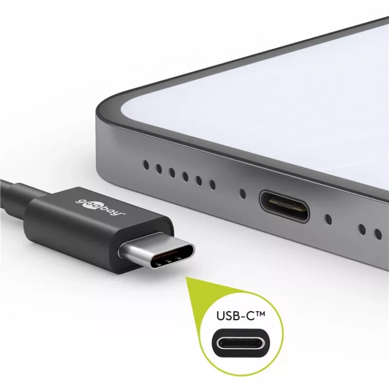 Goobay USB-C lādēšanas un sinhronizācijas kabelis, 0,5 m | 66315