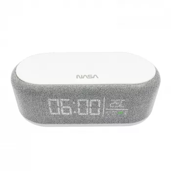 Bluetooth skaļrunis, modinātājpulkstenis un bezvadu lādētājs Nasa SPC400