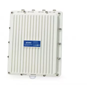 Āra Wi‑Fi 6 piekļuves punkts PLANET WDAP-3000AX — divjoslu 2,4/5 GHz, 2400 Mb/s, PoE, IP67 alumīnijs