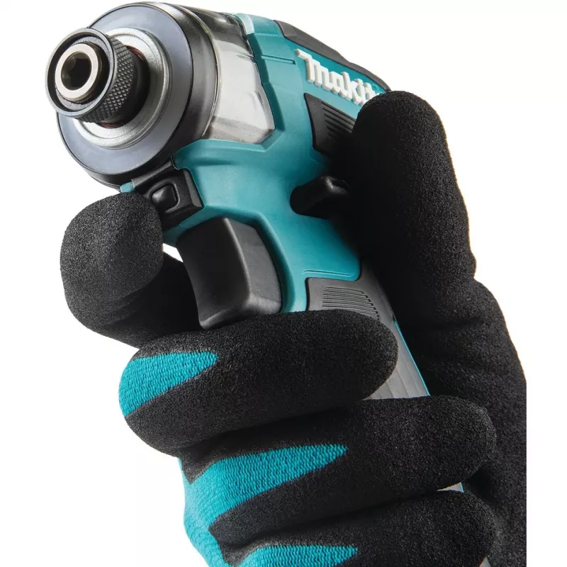 Makita DTD173RTJ bezvadu triecienskrūvgriezis, 3600 apgr./min, ar akumulatoriem, lādētāju un koferi, zils/melns