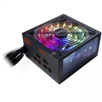 Barošanas bloks INTER-TECH Argus RGB 750W CM, 80PLUS Gold, 140mm ventilators, daļēji modulārs
