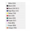 Atkārtoti lietojamais kabeļu saites Velcro ONE-WRAP 200 x 20 mm, polipropilēns (PP), melns — iepakojumā 100 gab.