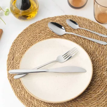 Galda piederumu komplekts 16 daļas Salter BW113282EU7, Nerūsējošais tērauds, 4 personām