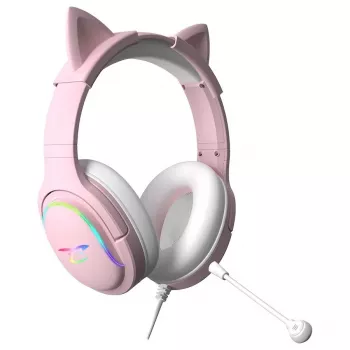 Subsonic Spectra LED Gaming Headset Sweety Pink - Austiņas ar RGB apgaismojumu