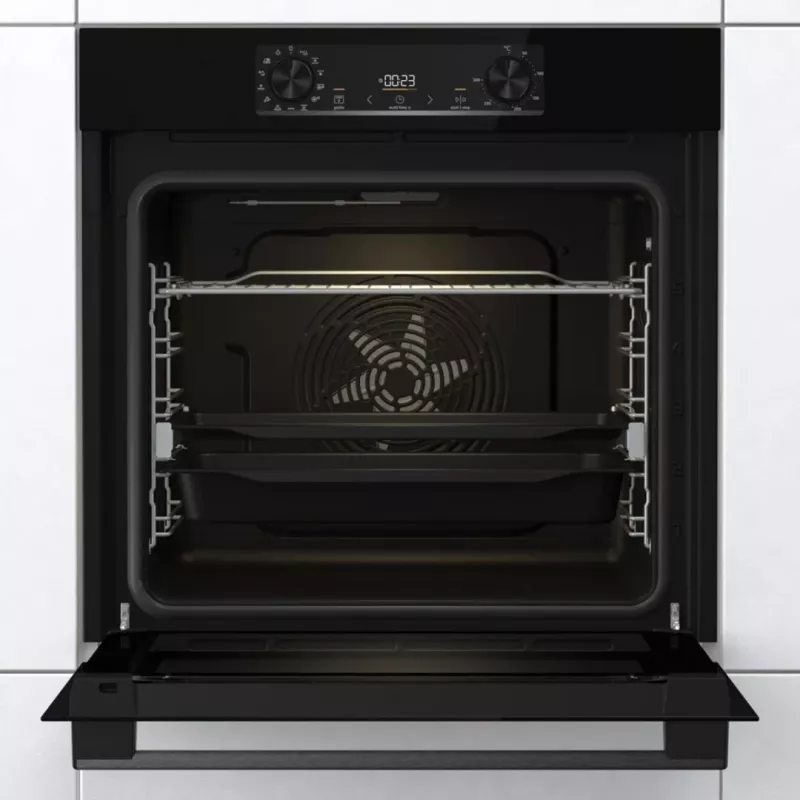 Gorenje BOS6737E13FBG Melna iebūvējamā elektriskā cepeškrāsns 77L
