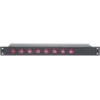 EUROLITE 19 collu strāvas sadales panelis 8× IEC C13 kontaktligzdas modelis 70008277