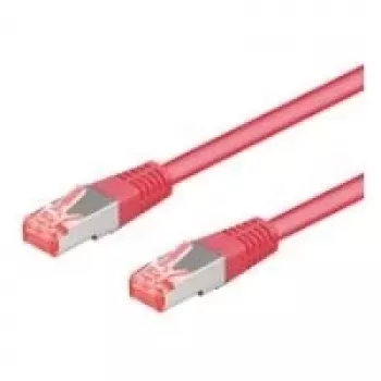 Wentronic Goobay CAT 6a Patch kabelis, S/FTP (PiMF), Fuksīnsarkans, 2 m - LSZH bezhalogēna, Vara (93743)
