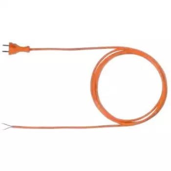 BACHMANN contour barošanas kabelis 3m 244.875 H05BQ-F 2x1 ar kontaktdakšu Type 24 vaļēju 244.875