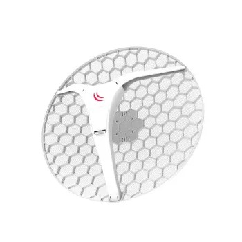 Tīkla antena MikroTik LHG XL HP5 27,5 dBi 5 GHz dubultā polarizācija, PoE, 245 mm augstums, 55 cm diametrs
