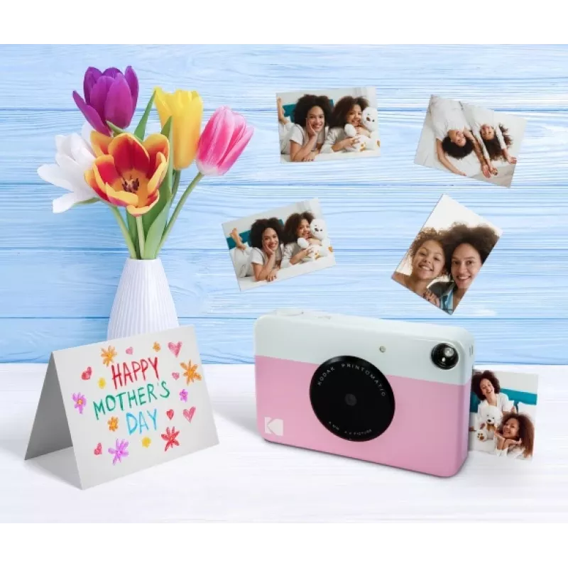 Kodak PRINTOMATIC Momentāno fotoaparāts, 2x3 inch, Rozā