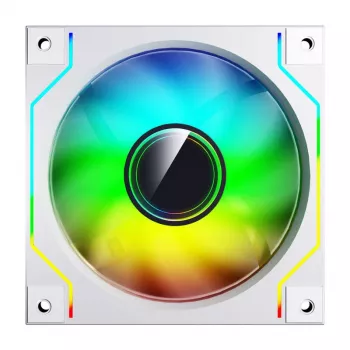 Dzesēšanas ventilators Darkflash DM20 Balts 120mm 3-pin PC korpusam un CPU dzesēšanai
