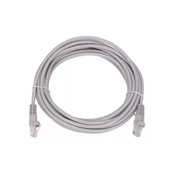 Extralink Cat5e UTP tīkla kabelis 5 m — RJ-45 uz RJ-45, pelēks