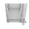 19 collu 32U LANBERG stāvošs skapis 600×800 mm pelēks ar stikla durvīm un LCD (Flat Pack)