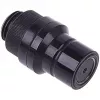 Savienotājs Alphacool 17440 — misiņa datora dzesēšanas savienotājs, melns, 32×86×32 mm