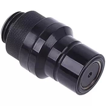 Savienotājs Alphacool 17440 — misiņa datora dzesēšanas savienotājs, melns, 32×86×32 mm