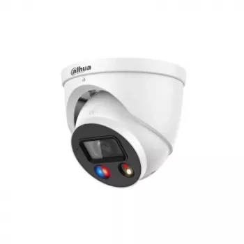 IP drošības kamera DAHUA IPC-HDW3549H-AS-PV-0280B-S5 — torņveida, āra, pie griestiem, 5 MP (2960×1688), vadu, PoE, balta
