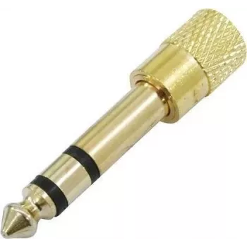 Audio adapteris Omnitronic 3,5mm vīrišķais uz 3,5mm sievišķo — 10 gab. iepakojums