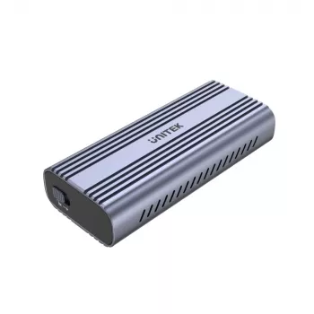 SSD korpuss Unitek SolidForce Reefer Grey — M.2 NVMe PCIe, USB‑C 10 Gbit/s, alumīnijs, 1 disks