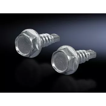 Skrūve Rittal 2487.000, nerūsējošais tērauds, 9.5 mm garums, iepakojumā 300 gab.