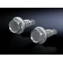 Skrūve Rittal 2487.000, nerūsējošais tērauds, 9.5 mm garums, iepakojumā 300 gab.