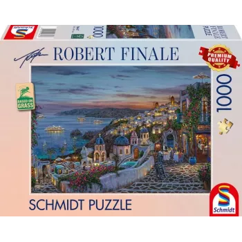 Robert Finale: Santorini Sauļošanās, Puzle 1000 gabali