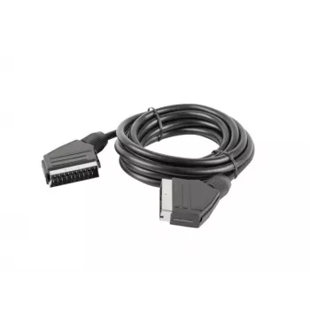 Lanberg CA-EUEU-10CC-0018-BK SCART vads, SCART uz SCART 21 kontaktu, 1,8 m, melns