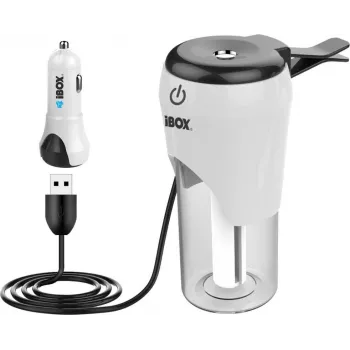 iBox ICCH-01 Auto USB lādētājs ar gaisa mitrinātāju un aromatizētāju