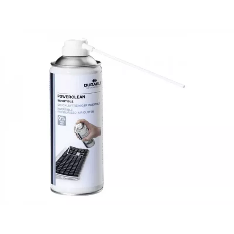Durable Powerclean 350 - Saspiestā gaisa aerosols - caurspīdīgs